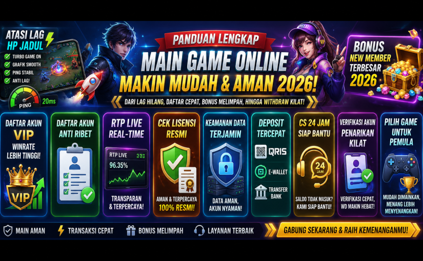 Rahasia Keamanan Data Member di Situs Game Online Terpercaya